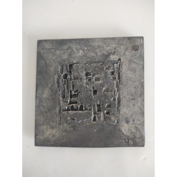 Pewter Coaster Hallmarked Patrick Meyer - Picture 1 of 4